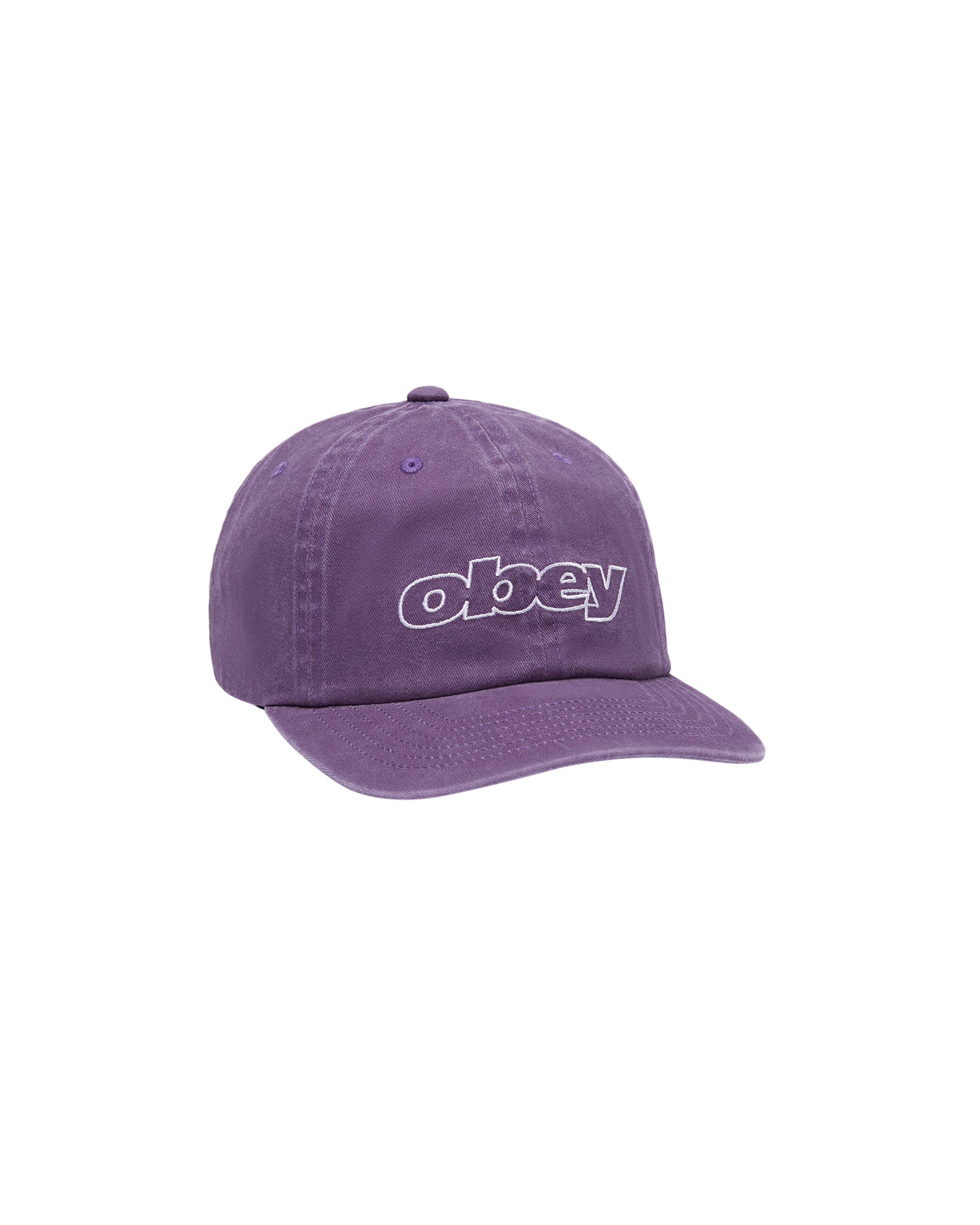 Obey Pigment Outline Delta 6 Panel SB Cap Purple Unisex Mütze lila
